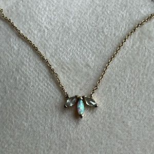 Gorjana Tiny Gold Gemstone Necklace